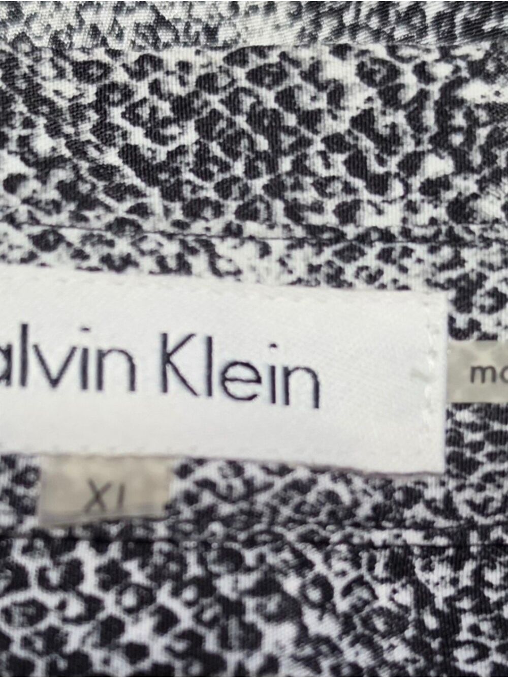 Calvin Klein Blouse Long Sleeve XL - Picture 4 of 6